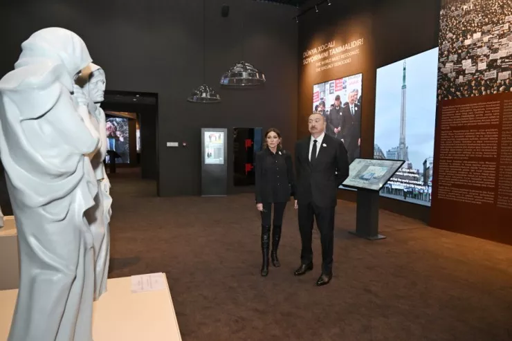 Prezident Xocalı Soyqırımı Memorialının açılışını etdi - FOTOLENT  - YENİLƏNİB 