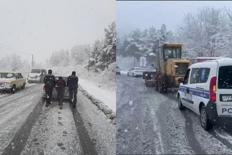 Ağsu dolaylarında VƏZİYYƏT - VİDEO 