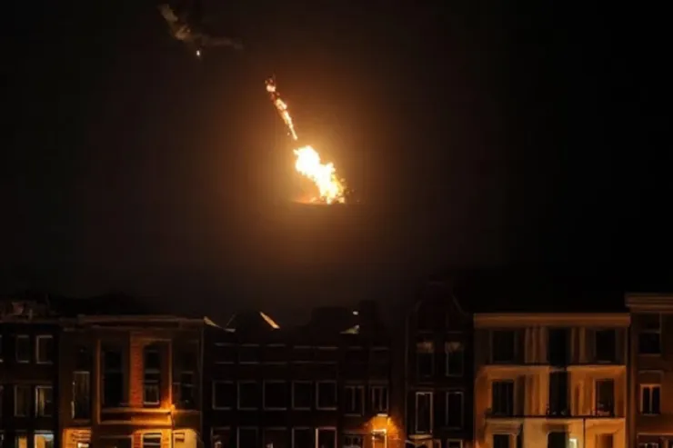 Rusiyadan Dnepr ərazisinə kütləvi dron hücumu 