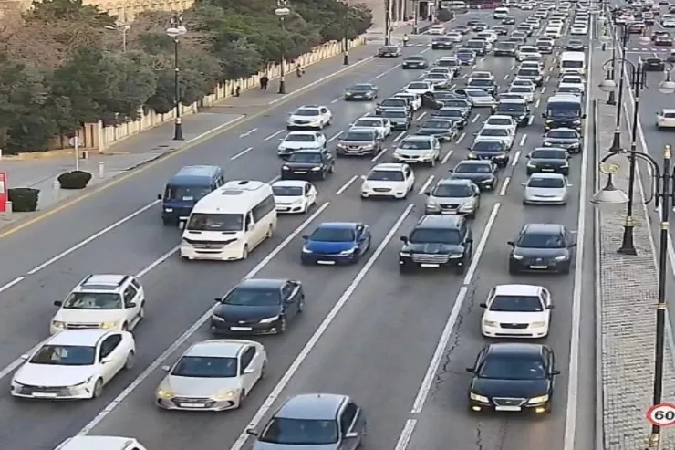 Bakıda bu yollarda sıxlıq var - SİYAHI 