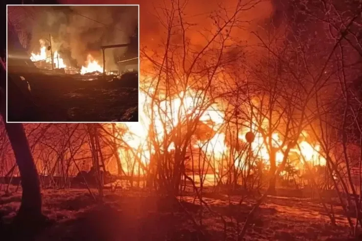 Evi yanan kişinin 10 metr aralıda ağacdan asılmış meyiti  tapıldı