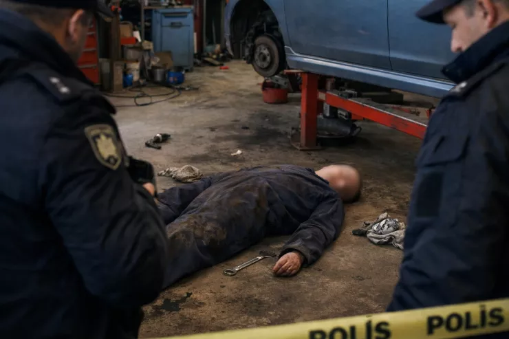 Bakıda gənc oğlan avtotəmir sexində  öldü