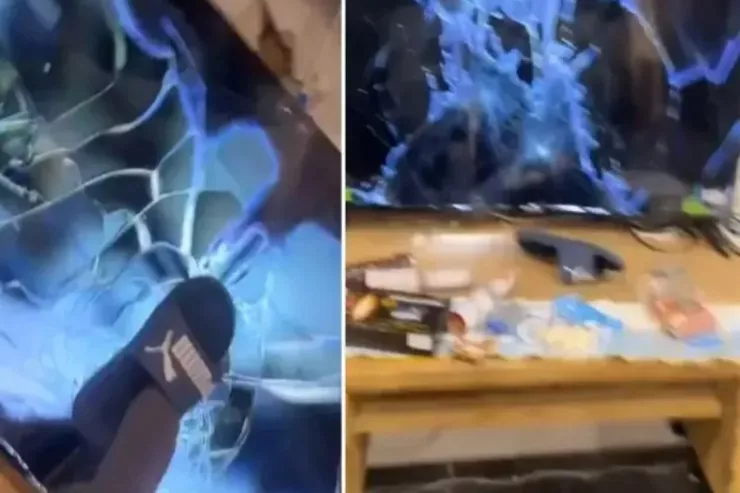 “Marsel”in azarkeşi qapıçının qolundan sonra şoka düşdü:  televizorunu sındırdı 