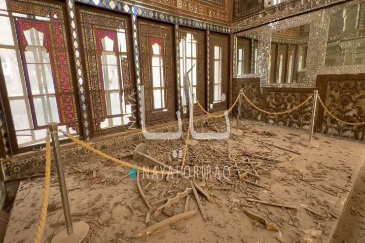 Səfəvi hökmdarının tikdirdiyi məşhur Gülüstan sarayı  da dağıdıldı