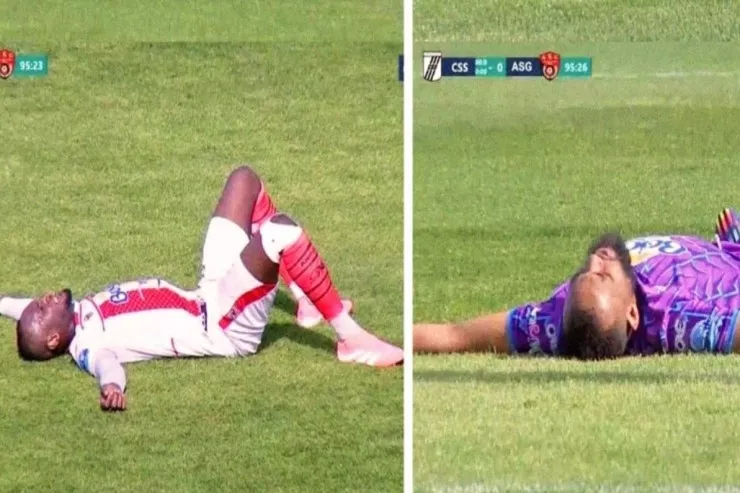 Ramazanda oynamaq nə qədər çətindir:  Yorğun futbolçular meydanda  yıxıldılar