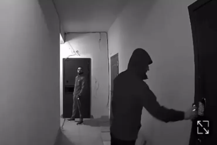 Evlərdən oğurluq etmək istəyən saxlanıldı - VİDEO 