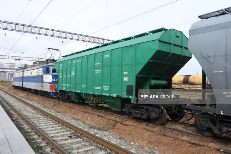 488 ton Rusiya taxılı Bakıdan Ermənistana  yola salındı