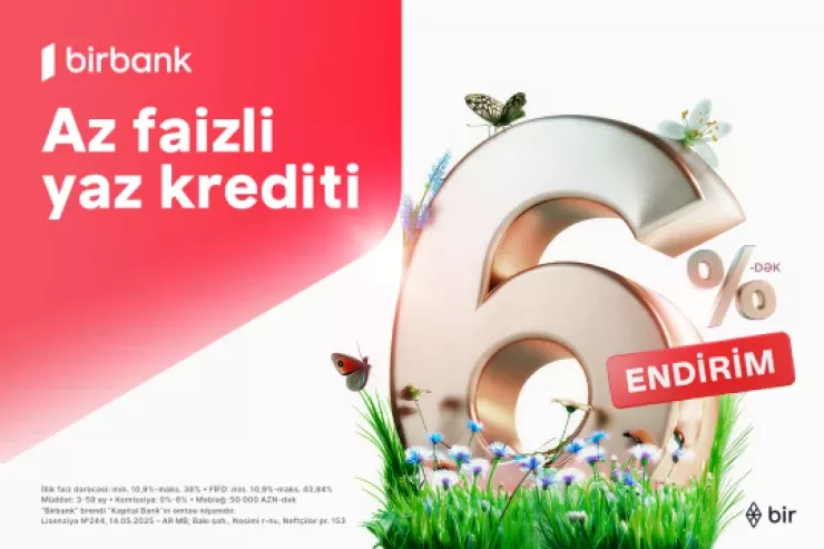 "Kapital Bank"dan Novruz fürsəti: nağd kreditlərə 6 faizədək endirim