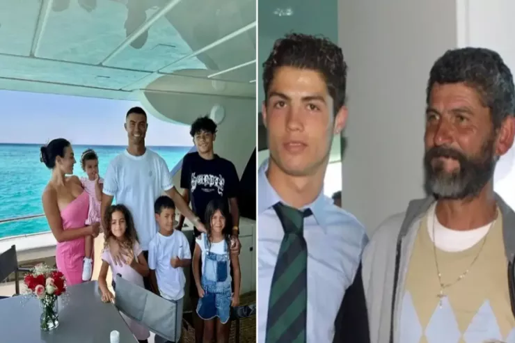 Ronaldo atasını təbrik edib  şəkil paylaşdı