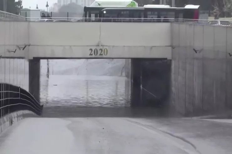 Sabunçu tuneli bağlandı - VİDEO 