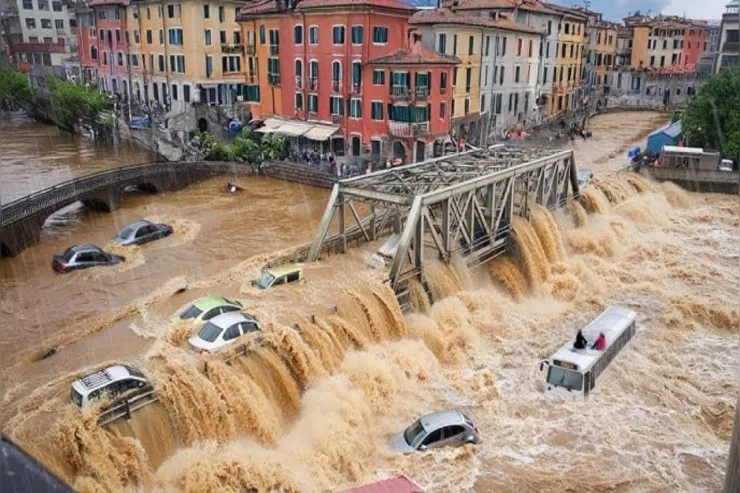 Yağış sularına təslim olan ŞƏHƏRLƏR   – Son illərdə iqlim dəyişikliyinin dünyada TÖRƏTDİYİ FƏSADLAR 