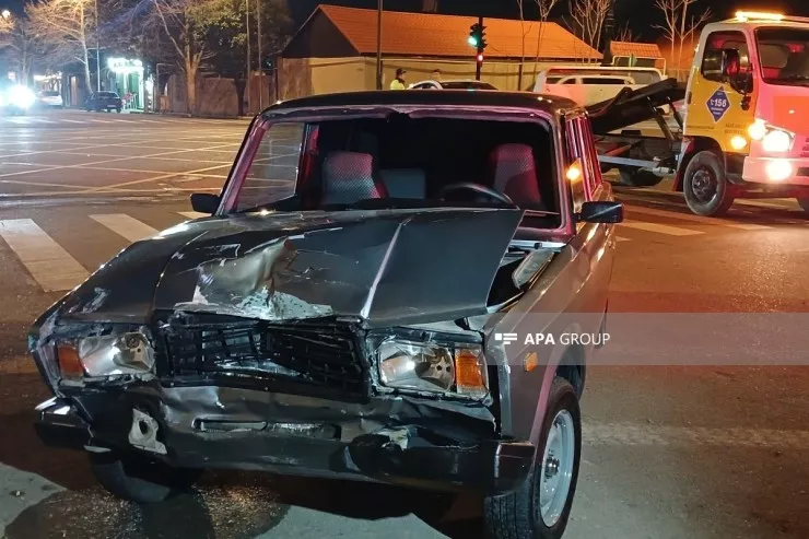 Gəncədə QƏZA:  4 nəfər xəsarət aldı