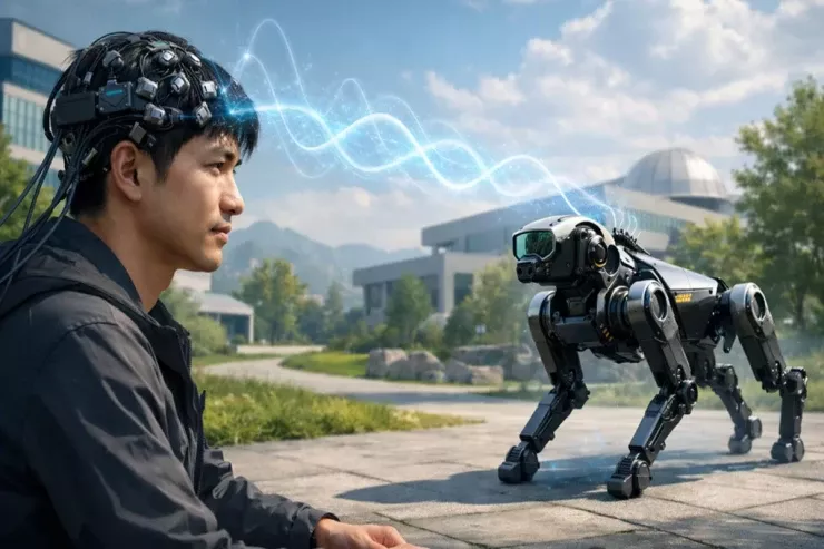 Çində düşüncə ilə idarə olunan  robot-it təqdim edildi