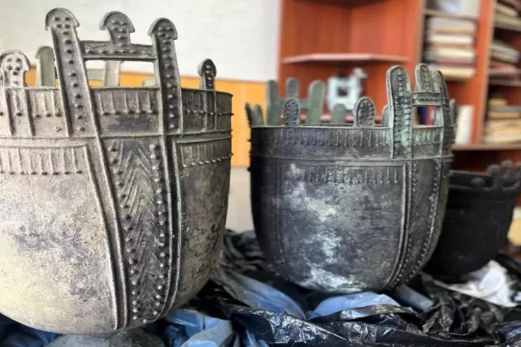 Hun dövrünə  aid əşyalar TAPILDI