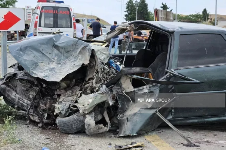 Gəncədə 3 nəfər  yol qəzasında yaralandı