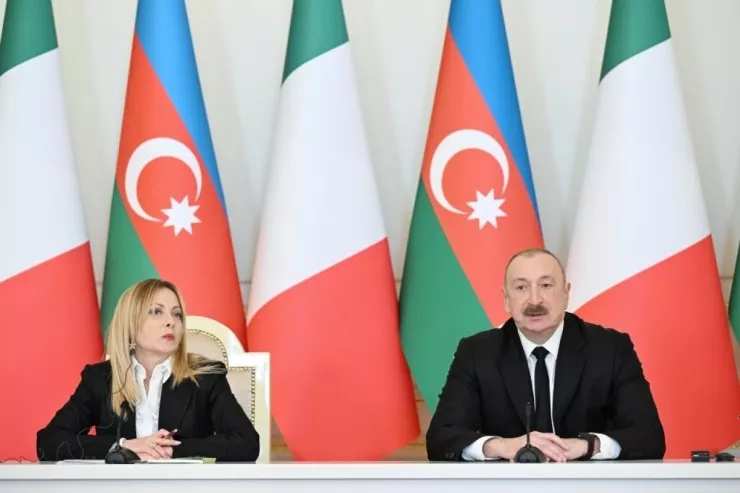 İlham Əliyevin  sosial media hesablarında Ciorcia Meloni ilə görüşünə dair videoçarx paylaşılıb