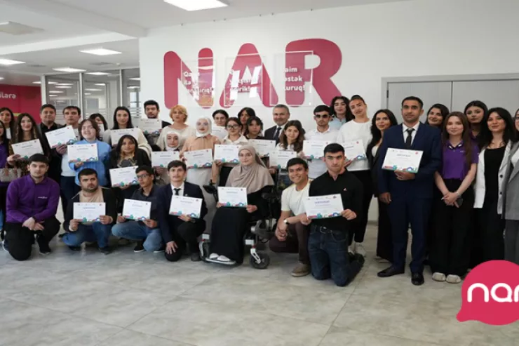 “Nar” WUF 13 çərçivəsində inklüziv təcrübə proqramı iştirakçılarını təltif edib
