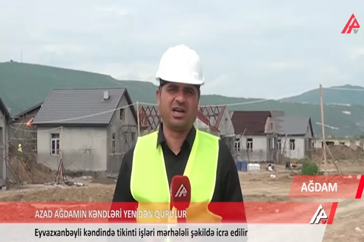 Ağdamda yeni kəndlər belə tikilir -VİDEO 